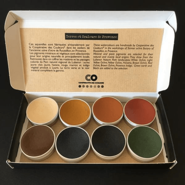 8 Aquarelles Terres et Couleurs de Provence