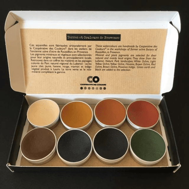 8 Aquarelles Terres et Couleurs de Provence